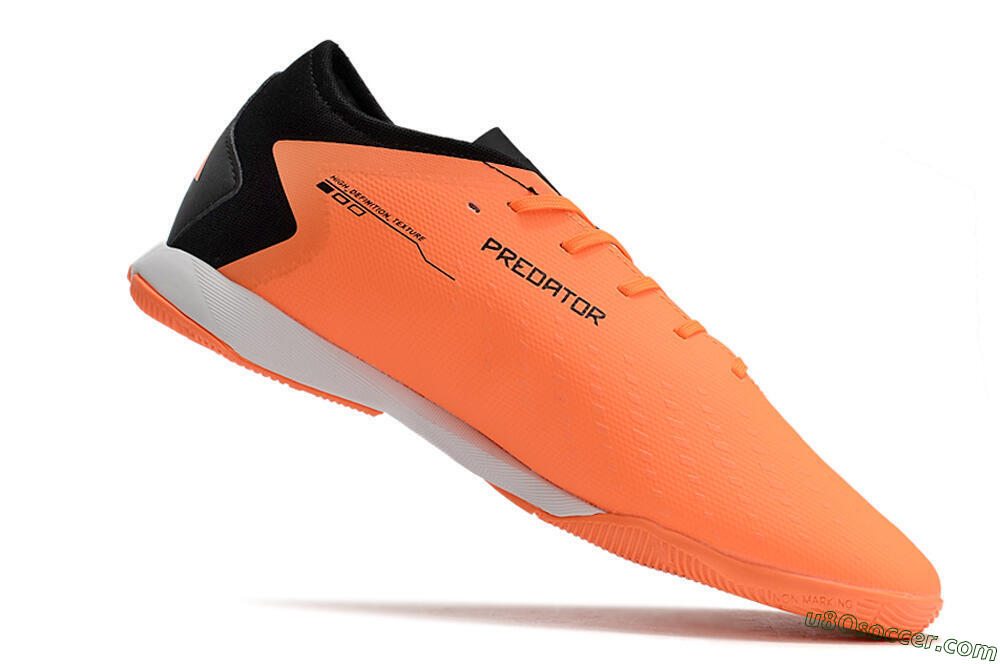 Adidas Predator Accuracy.3 IC Indoor & Futsal Soccer Shoes - Orange/Black 4
