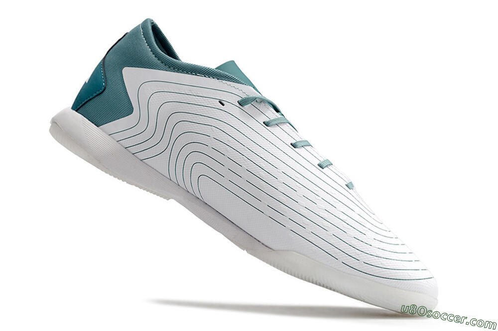 Adidas Predator Accuracy.3 IC Indoor & Futsal Soccer Shoes - White/Blue 4