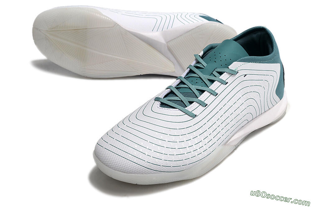 Adidas Predator Accuracy.3 IC Indoor & Futsal Soccer Shoes - White/Blue 3