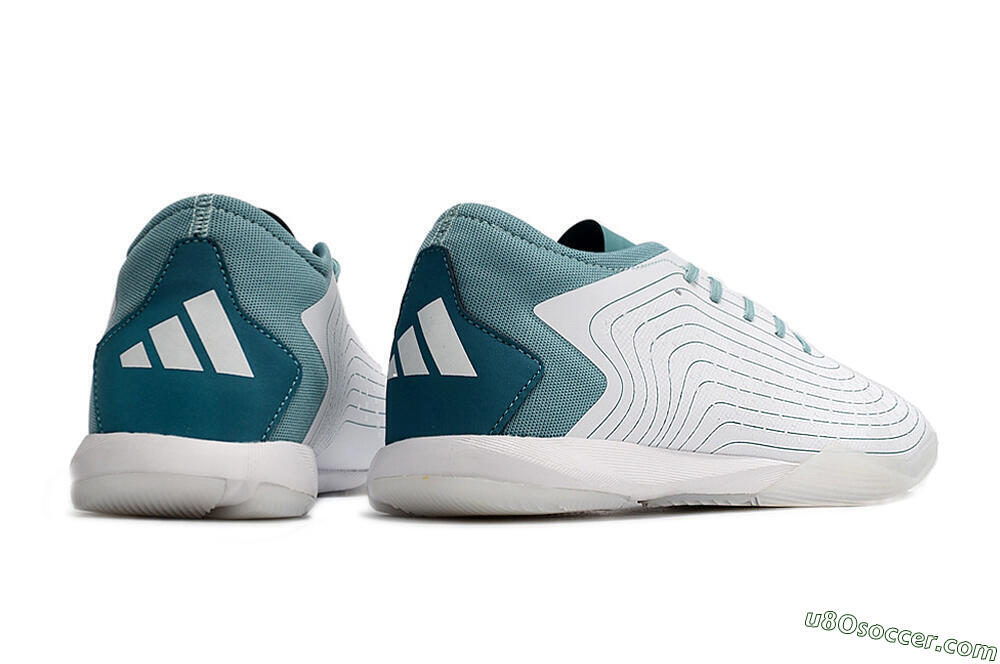 Adidas Predator Accuracy.3 IC Indoor & Futsal Soccer Shoes - White/Blue 6
