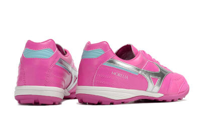 Mizuno Morelia Sala Japn TF Artificial Turf Soccer Shoes - Pink/Silver