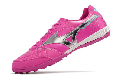 Mizuno Morelia Sala Japn TF Artificial Turf Soccer Shoes - Pink/Silver