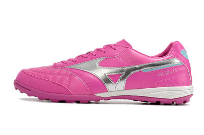 Mizuno Morelia Sala Japn TF Artificial Turf Soccer Shoes - Pink/Silver