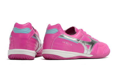 Mizuno Morelia Sala Japn IC Indoor & Futsal Soccer Shoes - Pink/Silver