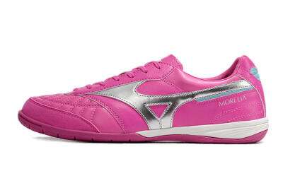 Mizuno Morelia Sala Japn IC Indoor & Futsal Soccer Shoes - Pink/Silver