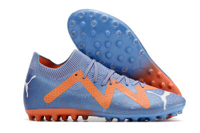 Puma Future Ultimate MG Multi Ground Soccer Cleats - Blue/Orange/White