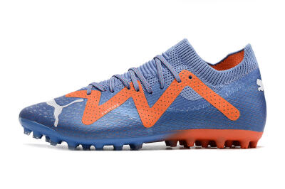 Puma Future Ultimate MG Multi Ground Soccer Cleats - Blue/Orange/White