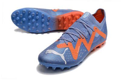 Puma Future Ultimate MG Multi Ground Soccer Cleats - Blue/Orange/White