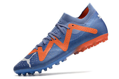 Puma Future Ultimate MG Multi Ground Soccer Cleats - Blue/Orange/White