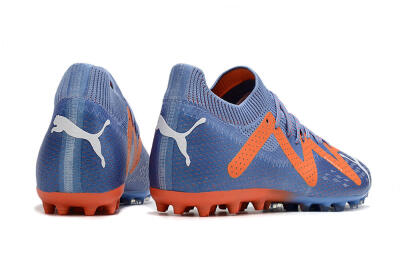 Puma Future Ultimate MG Multi Ground Soccer Cleats - Blue/Orange/White