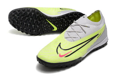 Nike Phantom GX Elite TF Artificial Turf Soccer Shoes - Grey/Yellow/Black