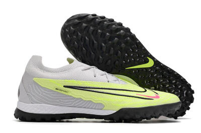 Nike Phantom GX Elite TF Artificial Turf Soccer Shoes - Grey/Yellow/Black
