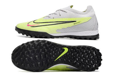 Nike Phantom GX Elite TF Artificial Turf Soccer Shoes - Grey/Yellow/Black