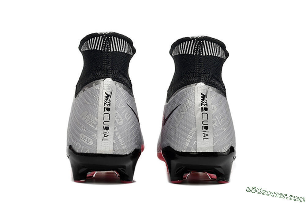 Nike Air Zoom Mercurial Superfly 9 Elite AG Artificial Grass Soccer Cleats - Sliver/Pink/Black 6