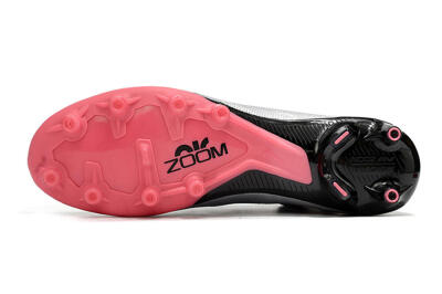 Nike Air Zoom Mercurial Superfly 9 Elite AG Artificial Grass Soccer Cleats - Sliver/Pink/Black