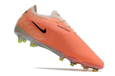 Nike Phantom GX Elite FG Firm Ground Soccer Cleats - Orange/Black/Sliver