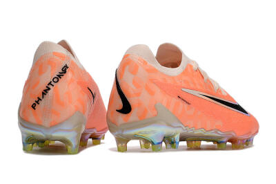 Nike Phantom GX Elite FG Firm Ground Soccer Cleats - Orange/Black/Sliver