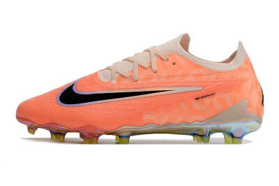 Nike Phantom GX Elite FG Firm Ground Soccer Cleats - Orange/Black/Sliver