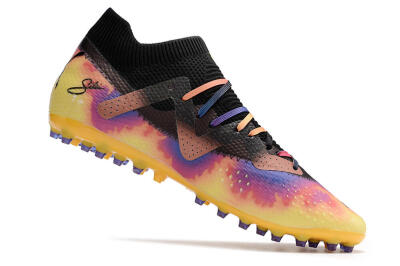 Puma Future Ultimate MG Multi Ground Soccer Cleats - Black/Gold/Blue