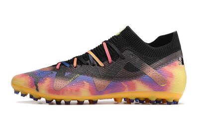 Puma Future Ultimate MG Multi Ground Soccer Cleats - Black/Gold/Blue