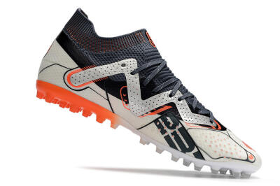 Puma Future Ultimate MG Multi Ground Soccer Cleats - White/Grey/Orange