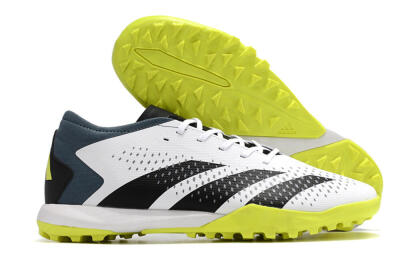 Adidas Predator Accuracy.3 TF Artificial Turf Soccer Shoes - White/Black/Blue
