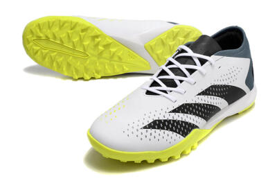 Adidas Predator Accuracy.3 TF Artificial Turf Soccer Shoes - White/Black/Blue