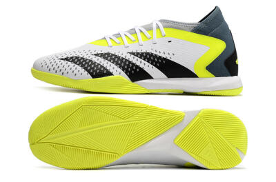 Adidas Predator Accuracy.3 IC Indoor & Futsal Soccer Shoes - White/Black/Yellow