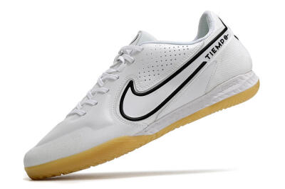 Nike React Tiempo Legend 9 Pro IC Indoor & Futsal Soccer Shoes - White/Black