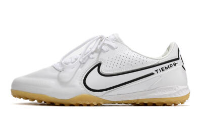 Nike React Tiempo Legend 9 Pro TF Artificial Turf Soccer Shoes - White/Black