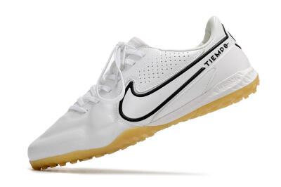 Nike React Tiempo Legend 9 Pro TF Artificial Turf Soccer Shoes - White/Black