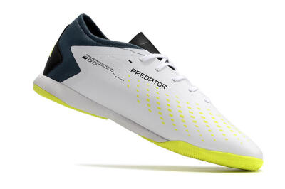 Adidas Predator Accuracy.3 IC Indoor & Futsal Soccer Shoes - White/Black/Blue