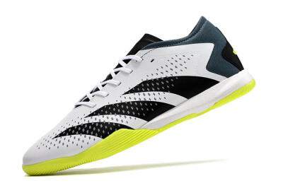 Adidas Predator Accuracy.3 IC Indoor & Futsal Soccer Shoes - White/Black/Blue