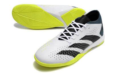 Adidas Predator Accuracy.3 IC Indoor & Futsal Soccer Shoes - White/Black/Blue