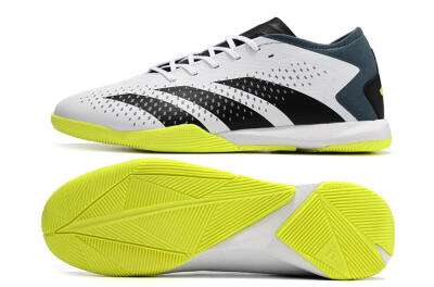 Adidas Predator Accuracy.3 IC Indoor & Futsal Soccer Shoes - White/Black/Blue