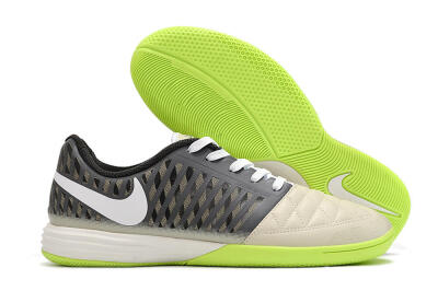 Nike Lunar Gato II IC Indoor & Futsal Soccer Shoes - Grey/Black/White