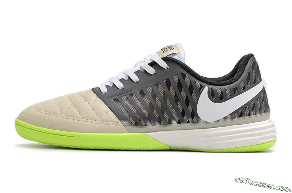 Nike Lunar Gato II IC Indoor & Futsal Soccer Shoes - Grey/Black/White 2