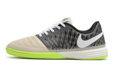 Nike Lunar Gato II IC Indoor & Futsal Soccer Shoes - Grey/Black/White