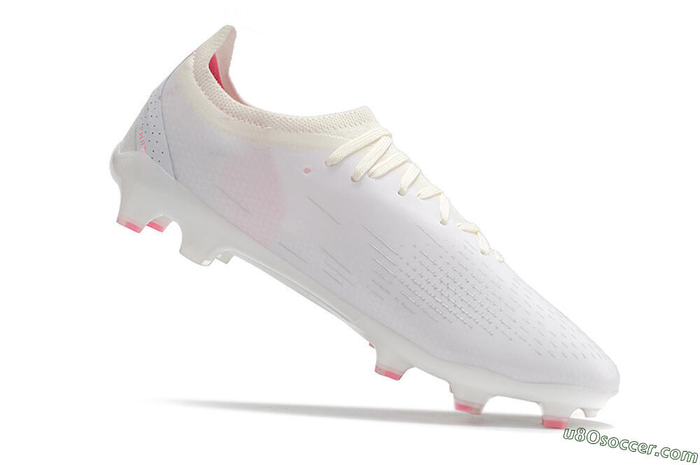 Puma Ultra Ultimate FG Firm Ground Soccer Cleats - White/Pink/Black 4