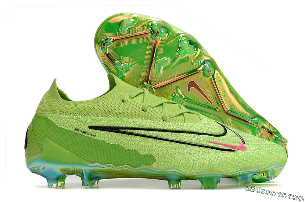 Nike Phantom GX Elite FG Firm Ground Soccer Cleats - Green/Black/Red 1