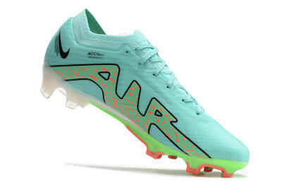 Nike Air Zoom Mercurial Vapor 15 Elite FG Firm Ground Soccer Cleats - Blue/Green/Black