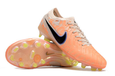 Nike Tiempo Legend 10 Elite FG Firm Ground Soccer Cleats - Orange/Black/Guava Ice