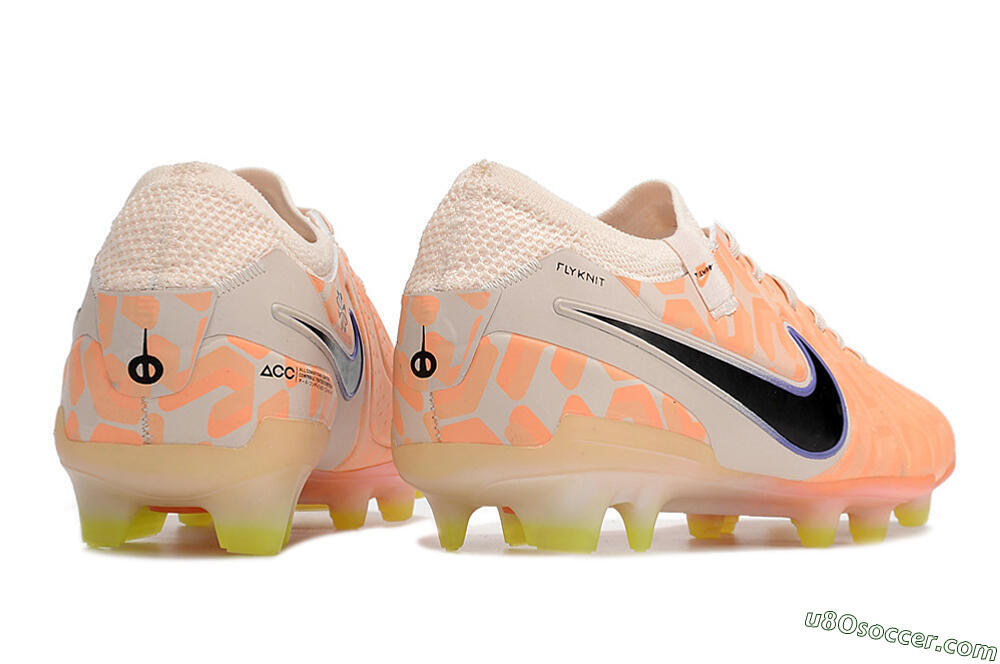 Nike Tiempo Legend 10 Elite FG Firm Ground Soccer Cleats - Orange/Black/Guava Ice 6