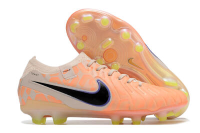 Nike Tiempo Legend 10 Elite FG Firm Ground Soccer Cleats - Orange/Black/Guava Ice