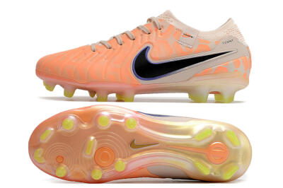Nike Tiempo Legend 10 Elite FG Firm Ground Soccer Cleats - Orange/Black/Guava Ice