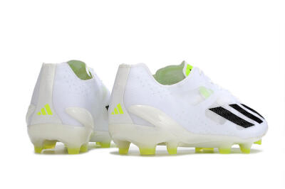 Adidas X Crazyfast.1 FG Firm Ground Soccer Cleats - White/Black/Green