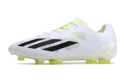 Adidas X Crazyfast.1 FG Firm Ground Soccer Cleats - White/Black/Green
