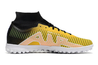 Nike Air Zoom Mercurial Superfly 9 Elite TF Artificial Turf Soccer Shoes - Yellow/Black/White