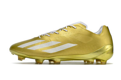 Adidas X Crazyfast.1 FG Firm Ground Soccer Cleats - Gold/White