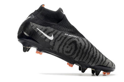 Nike Phantom GX Elite DF SG Soft Ground Soccer Cleats - Black/Grey/White